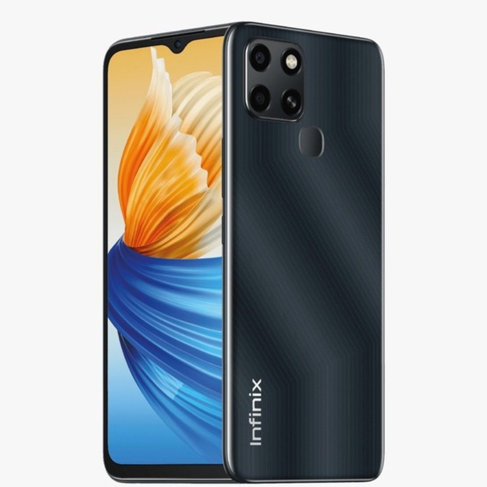 Smartphone Infinix Smart 6 64gb HD Tela 6.6 4G Dual Chip 8MP Bateria Longa Duração 5000MAH Preto