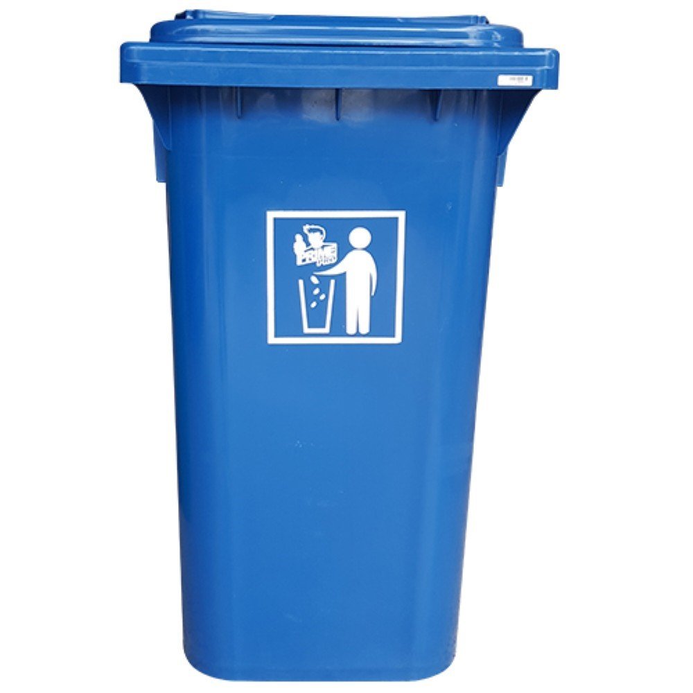 Conteiner Plastico 240l Azul Prime Pro