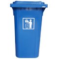 Conteiner Plastico 240l Azul Prime Pro