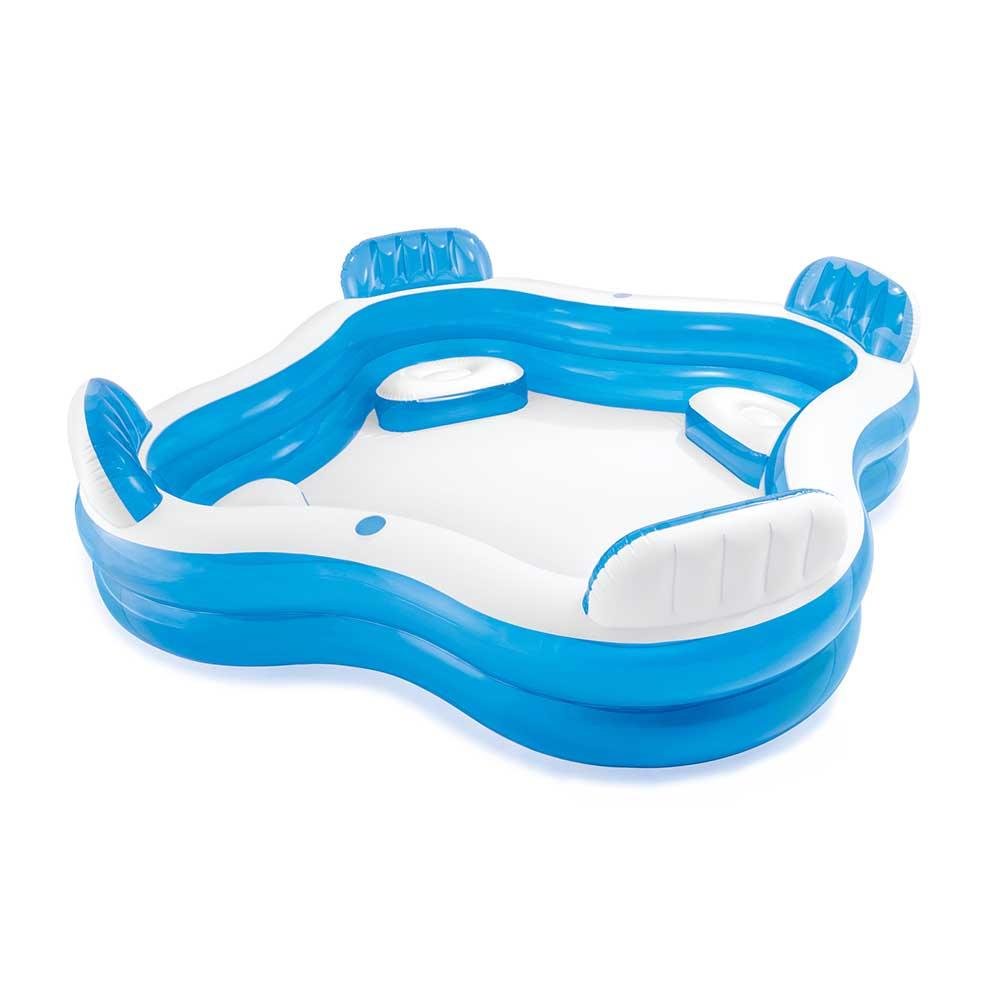 Piscina Inflável Familiar com Assentos 990 L Azul Intex - 56475NP