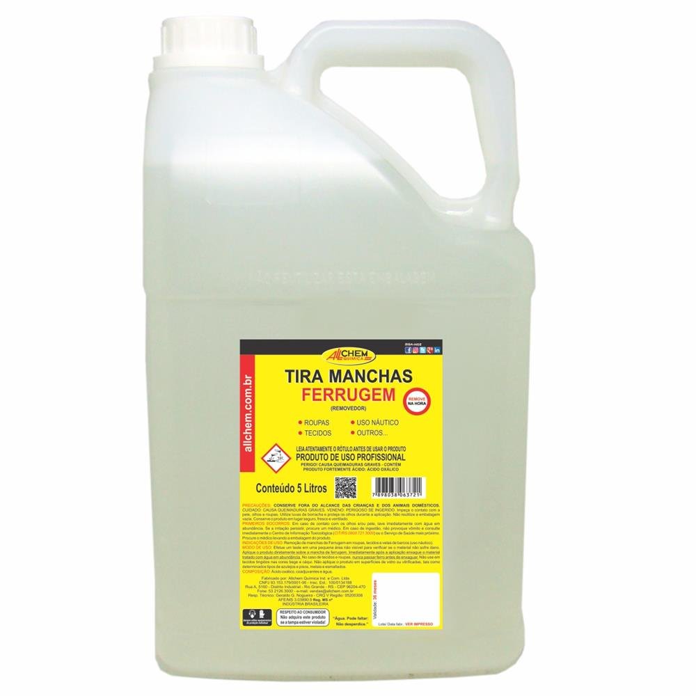 Tira Manchas Ferrugem Allchem 5L