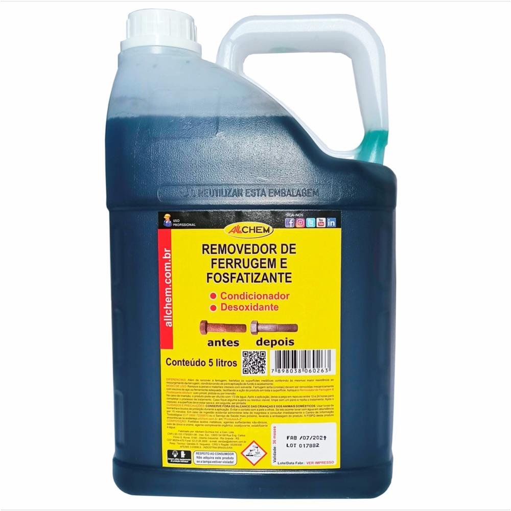 Removedor Ferrugem Fosfatizante Allchem 5L