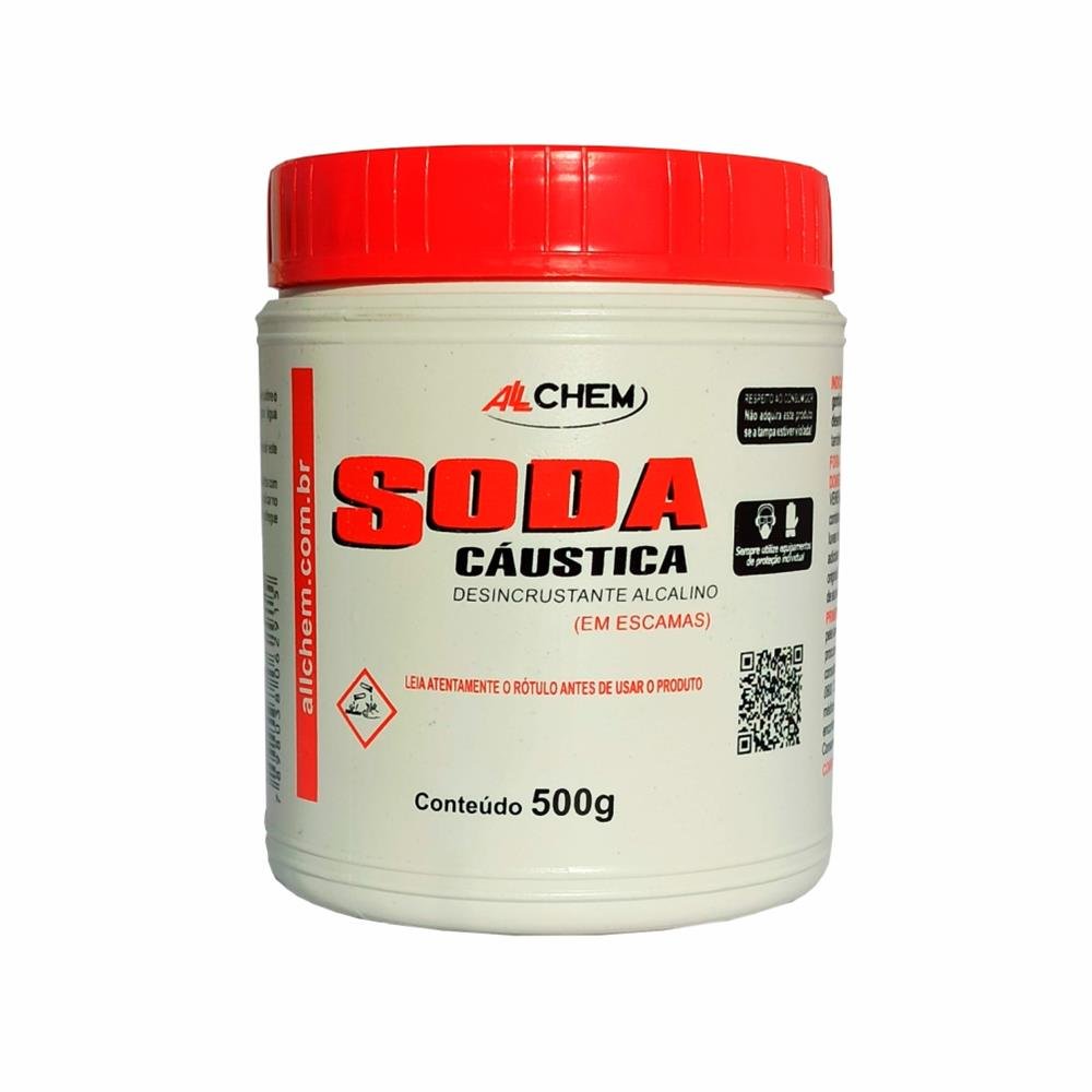 Soda Caustica Desentupidor Allchem 500g
