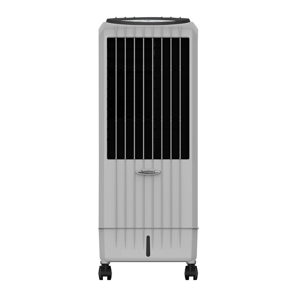 Climatizador de Ar Frio Symphony Diet 8i Portátil Evaporativo com Controle Remoto 8 Litros, Cinza, 220V