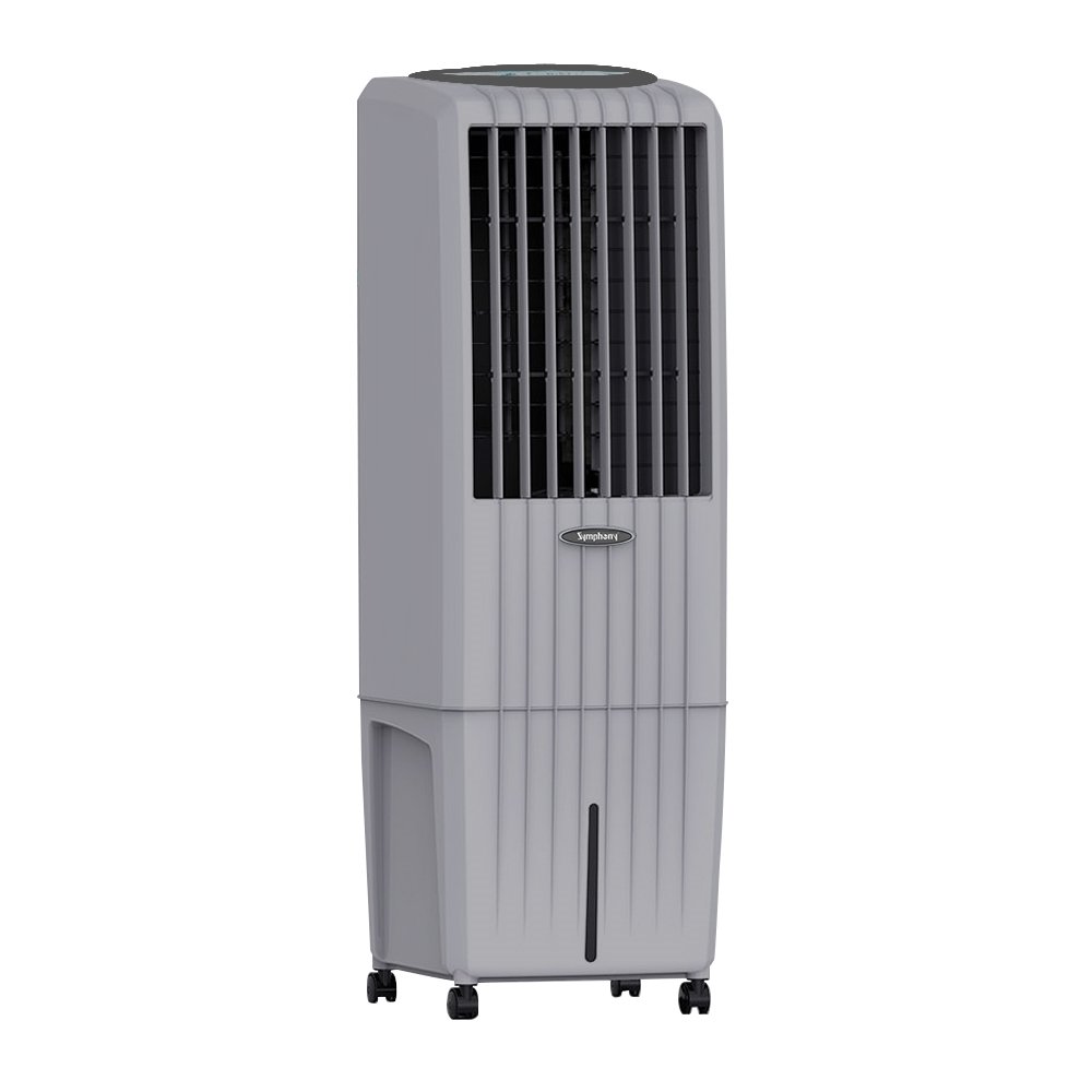 Climatizador de Ar Frio Symphony Diet 22i Portátil Evaporativo com Controle Remoto, 22 Litros, Cinza, 220V