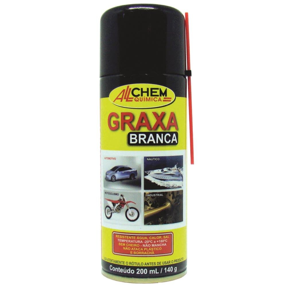 Graxa Branca Aerossol Allchem 200ml