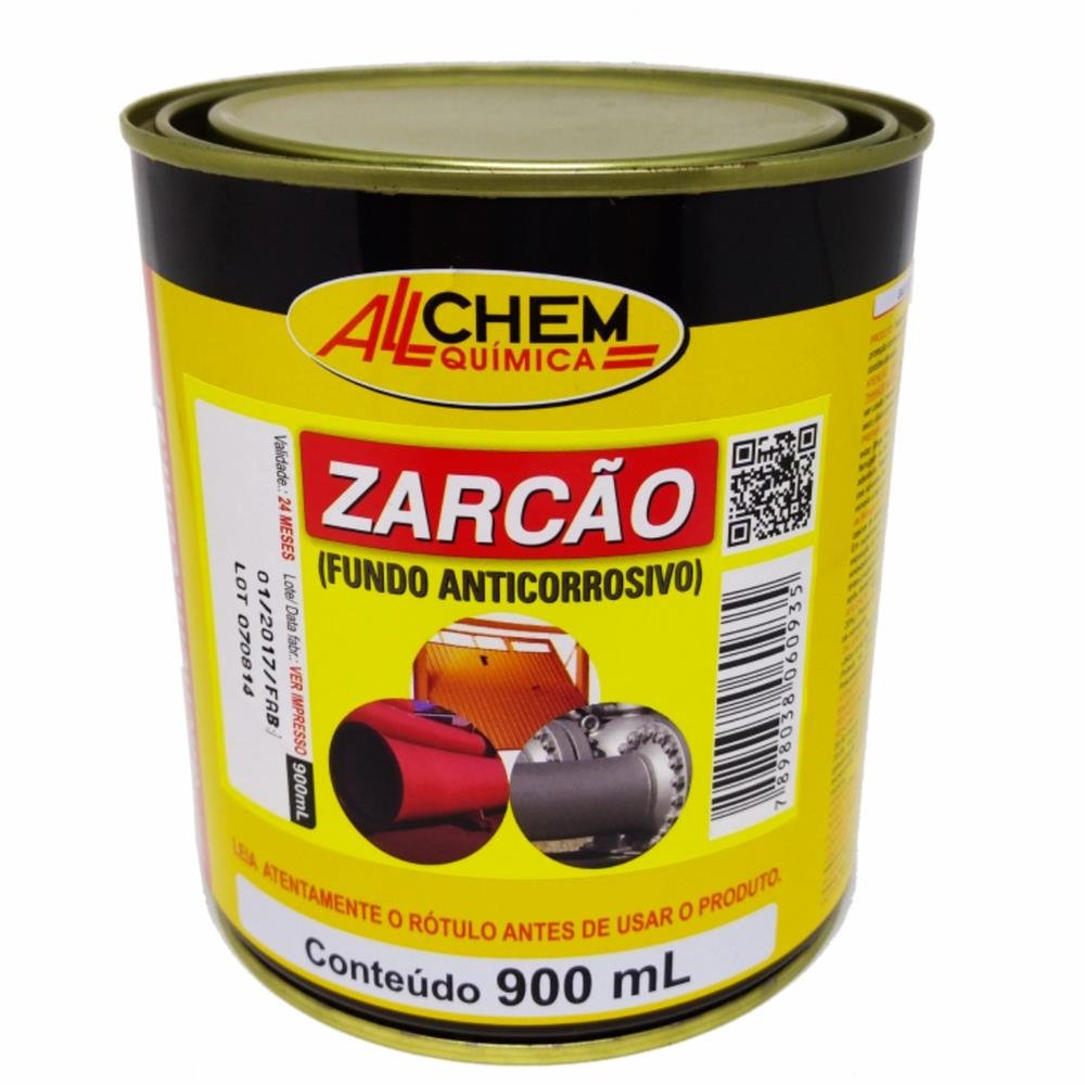 Fundo Anti-Corrosivo Zarcao Allchem 900ml