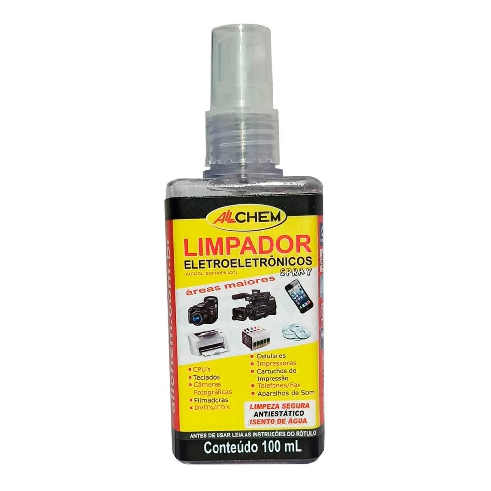 Limpador Eletro-Eletronicos Spray Allchem 100ml