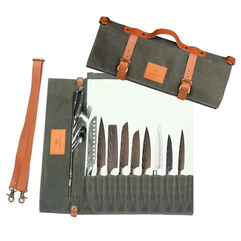Estojo de Facas Churrasco Pro BBQ Churrasqueiro - FlexInter