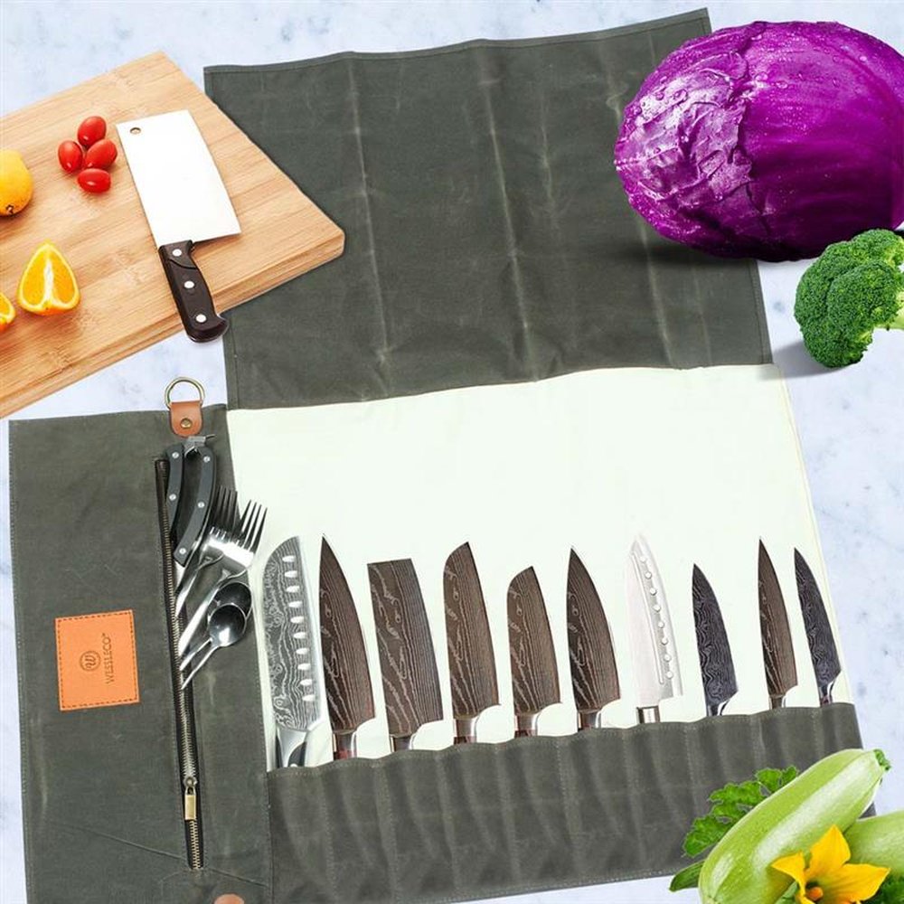 Estojo de Facas Churrasco Pro BBQ Churrasqueiro - FlexInter