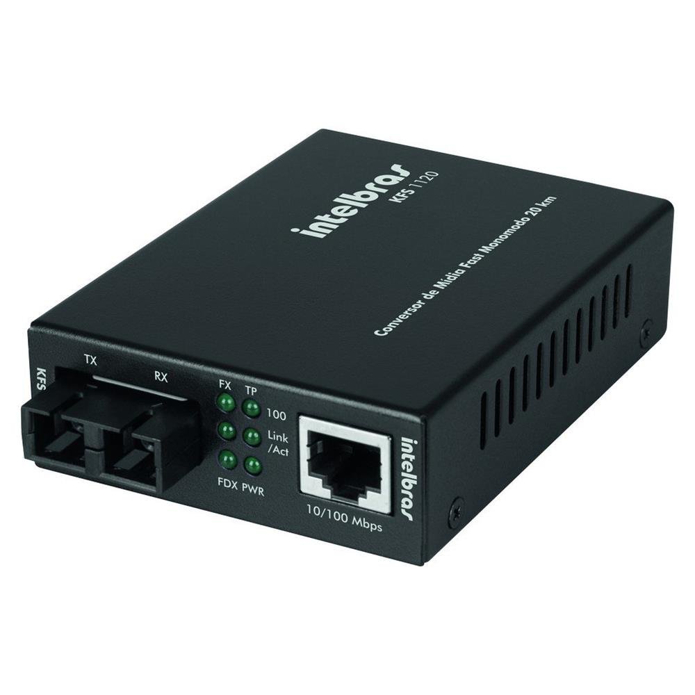 Conversor Midia KFS 1120 Fast Mono 20km