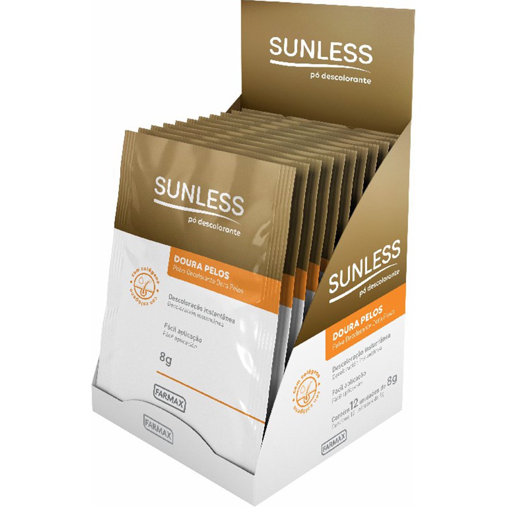 Po Descolorante Doura Pelos Sunless 8g #especiaisdeverao