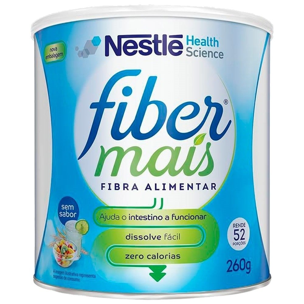 Complemento Alimentar Fiber Mais Lata 260g - Nestlé