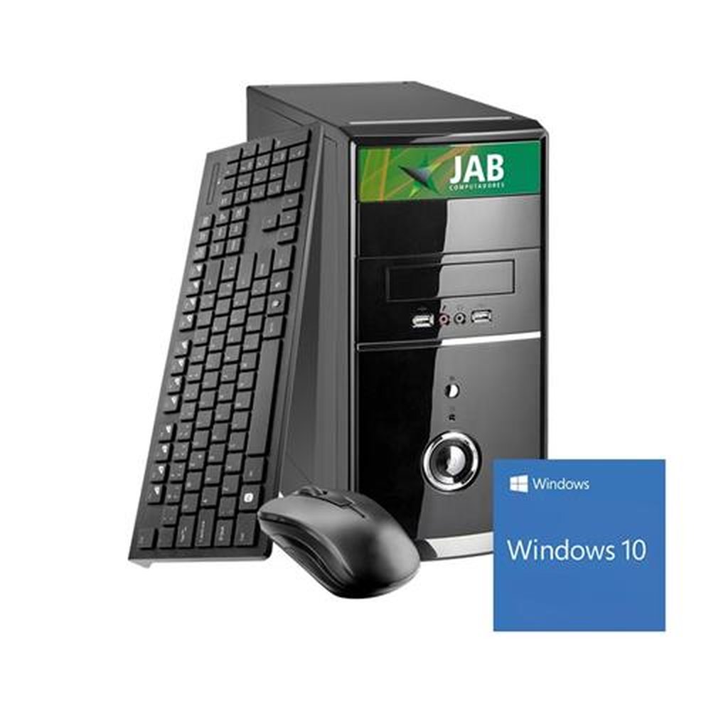 Computador JAB Intel Core I3 2100 3.1 GhZ, Memoria RAM DDR3 de 4GB, SSD 120 Gb, Windows + Teclado + Mouse