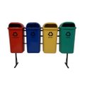 Conjunto Plasticp Coleta Seletiva 4x50l Prime Pro