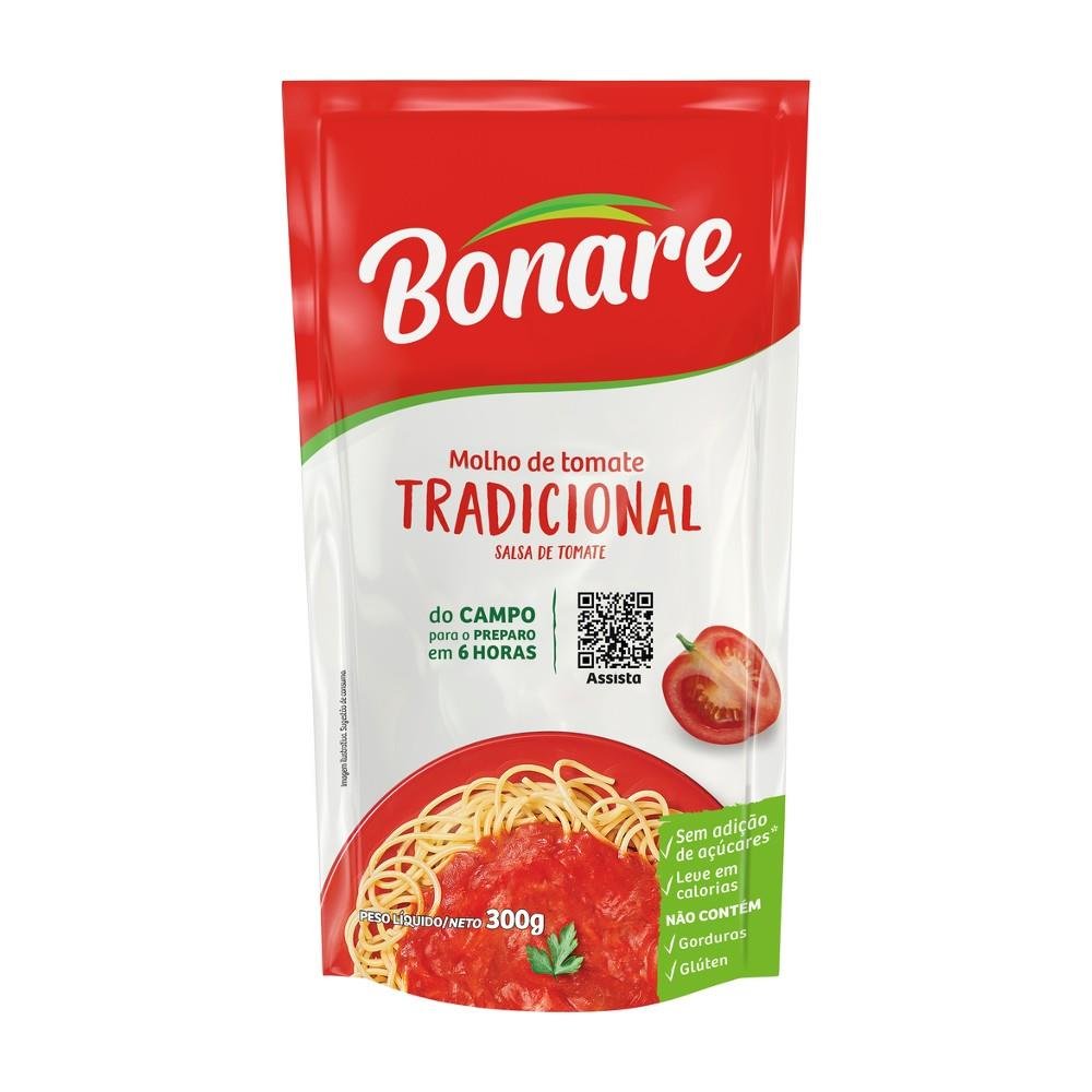 Molho Tomate Bonare Sache 300g Tradicional