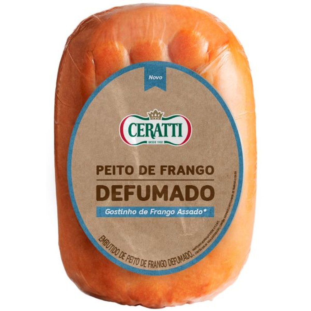 Peito de Frango Defumado 2,2KG - Contem 2 embalagens