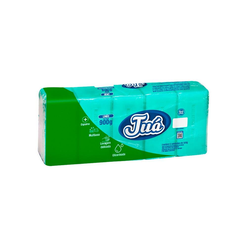 Sabão Jua Glicerinado Limão Caixa Com 10X5X180G