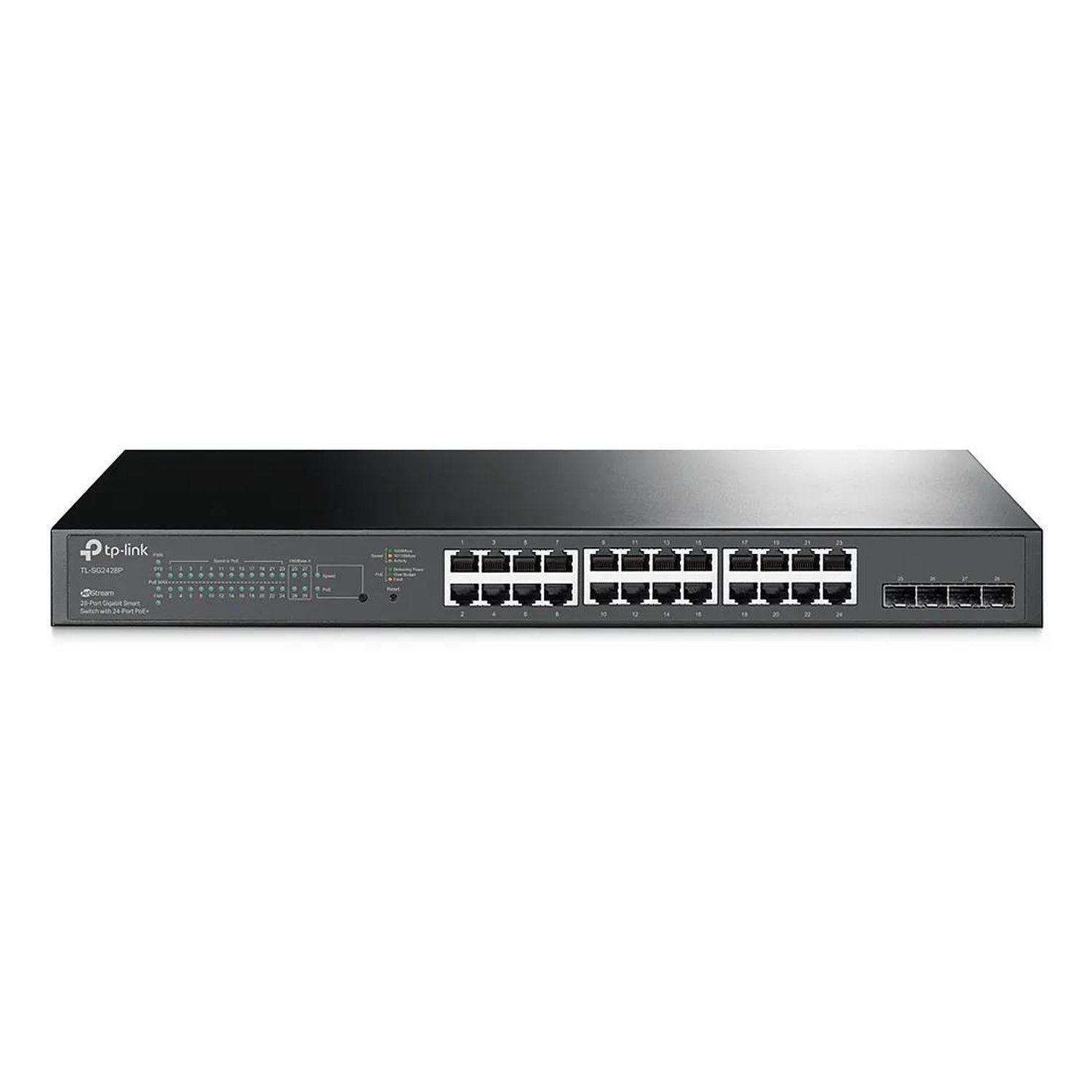 Switch TP-LINK Smart Gigabit 24P PoE+ 4 Slots SFP TL-SG2428P