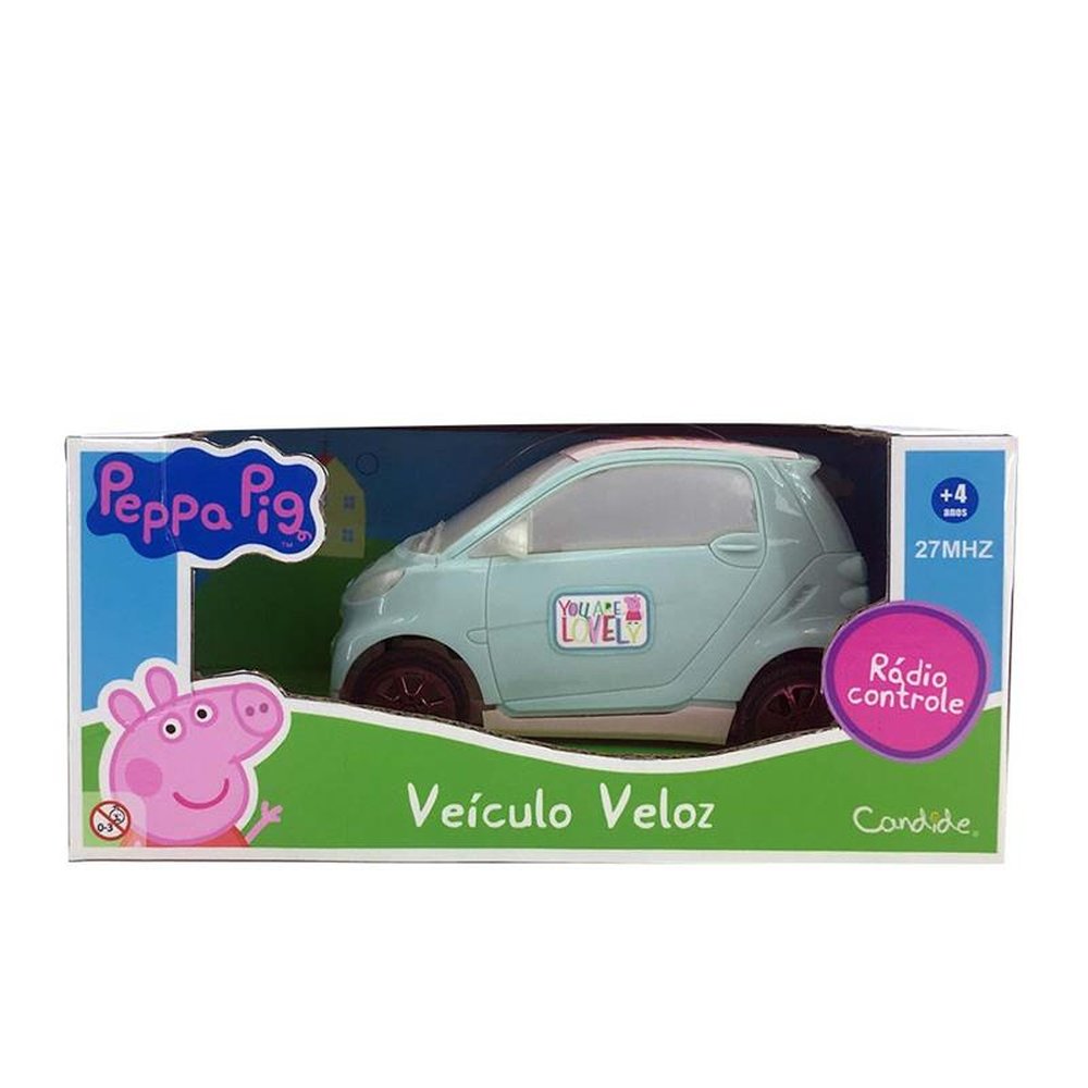 Veiculo Peppa Pig 3 Funções Pilhas