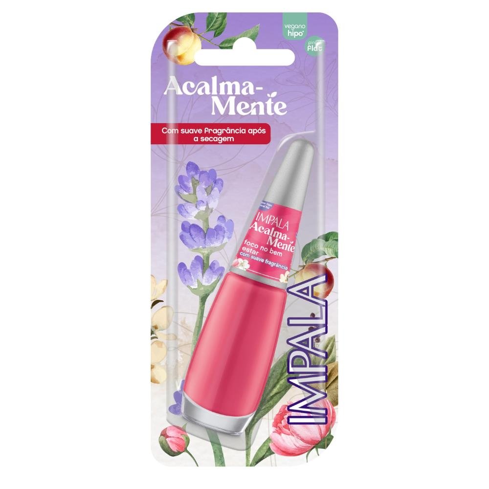 Esmalte Impala Acalma Mente Foco no Bem Estar Blister 7,5ml