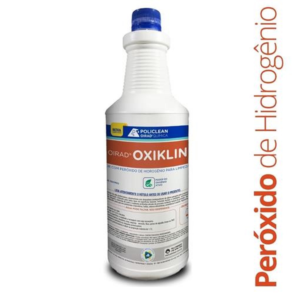 Oirad Oxiklin - Limpador Peróxido Hidrogênio 01 L - Limpa Estofados, Manchas e Tecidos