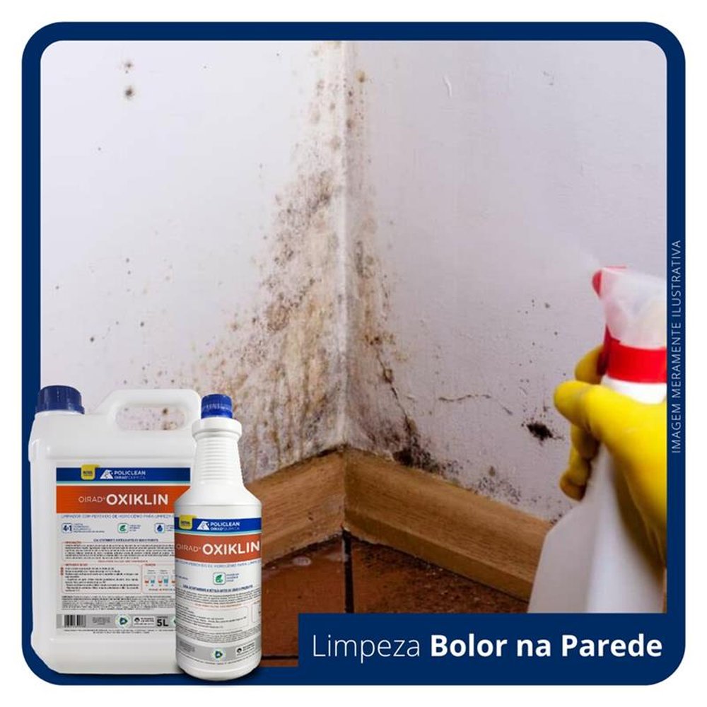 Oirad Oxiklin - Limpador Peróxido Hidrogênio 01 L - Limpa Estofados, Manchas e Tecidos