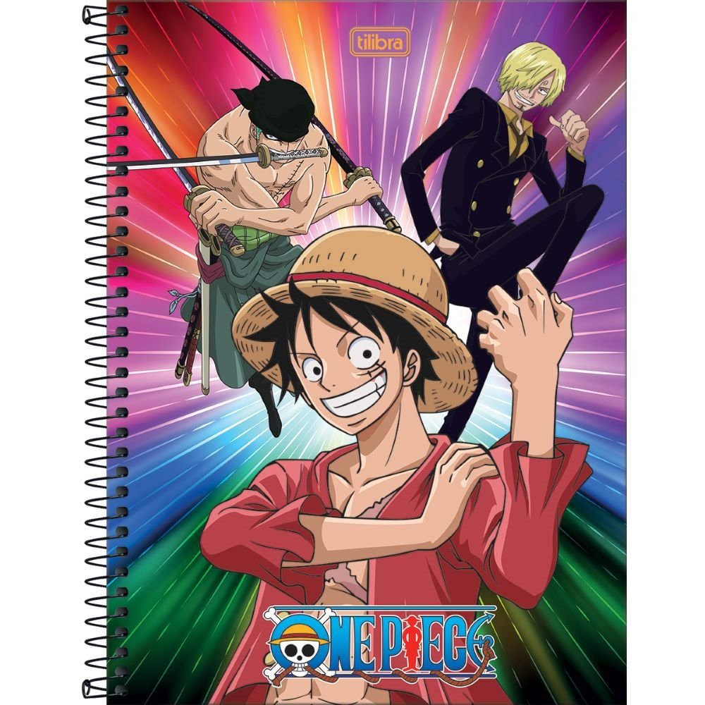 Caderno Espiral Tilibra Universitário Capa Dura One Piece 10 Matérias 160 Folhas - Embalagem com 4 Unidades