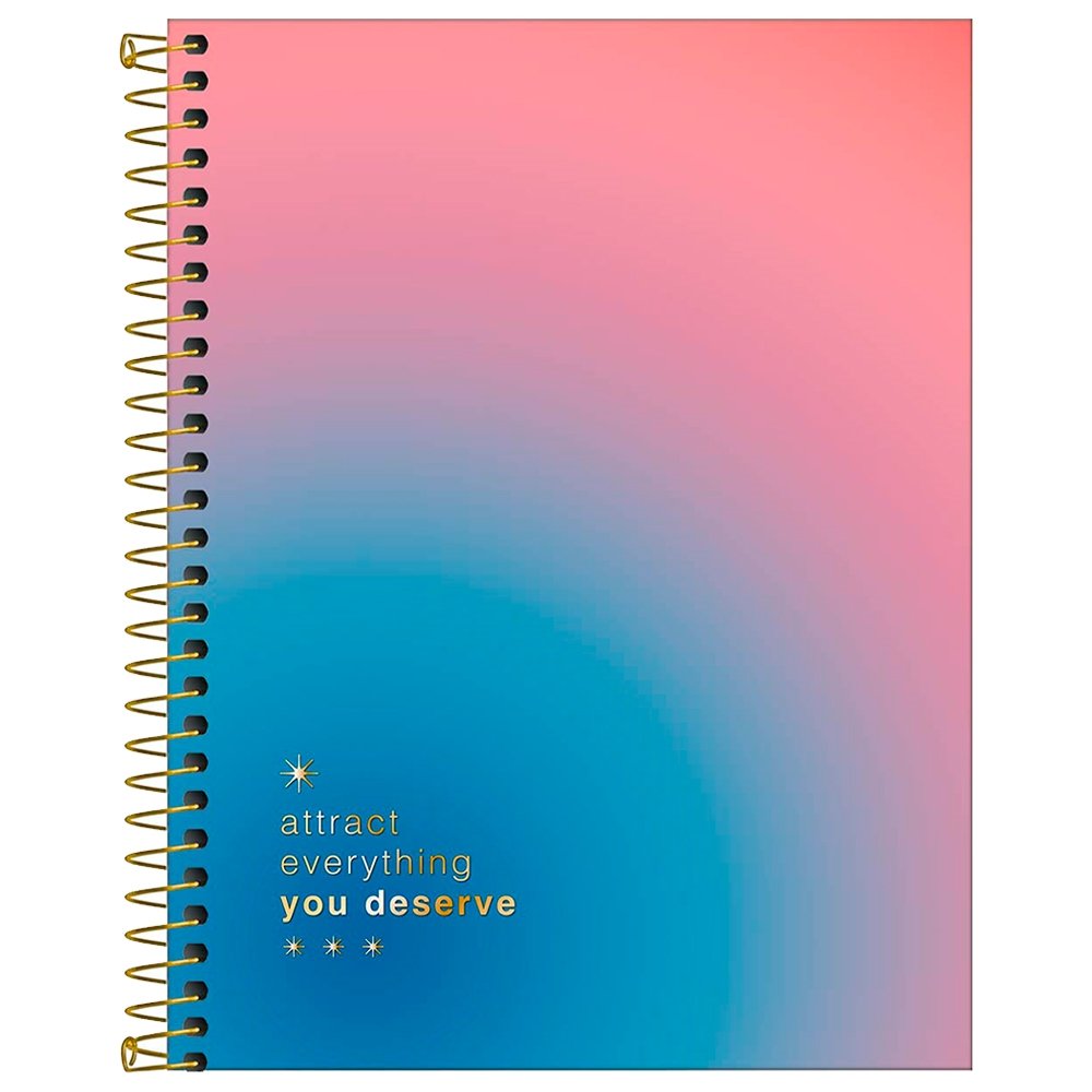 Caderno Espiral Tilibra Colegial Capa Dura Great 1 Matéria 80 Folhas - Embalagem com 4 Unidades