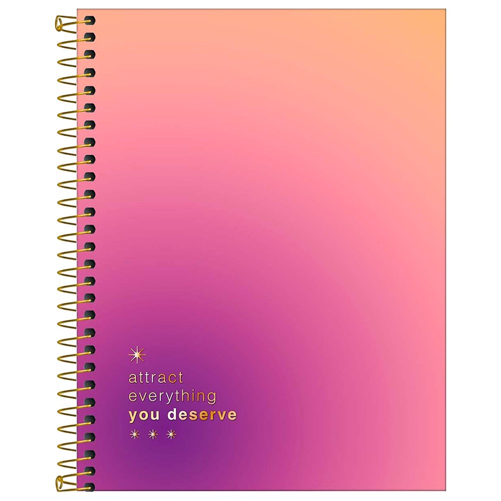 Caderno Espiral Tilibra Colegial Capa Dura Great 1 Matéria 80 Folhas - Embalagem com 4 Unidades