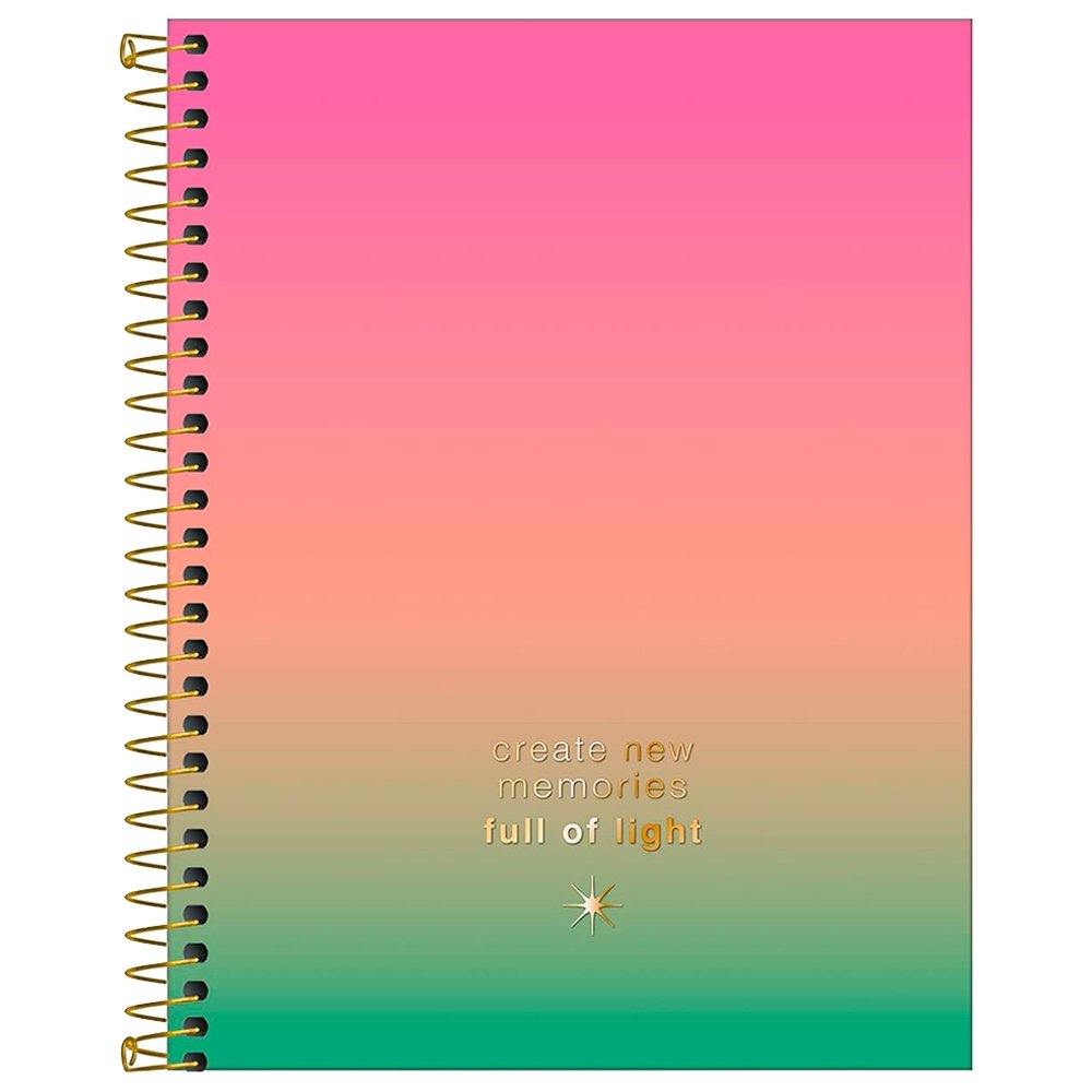 Caderno Espiral Tilibra Colegial Capa Dura Great 1 Matéria 80 Folhas - Embalagem com 4 Unidades