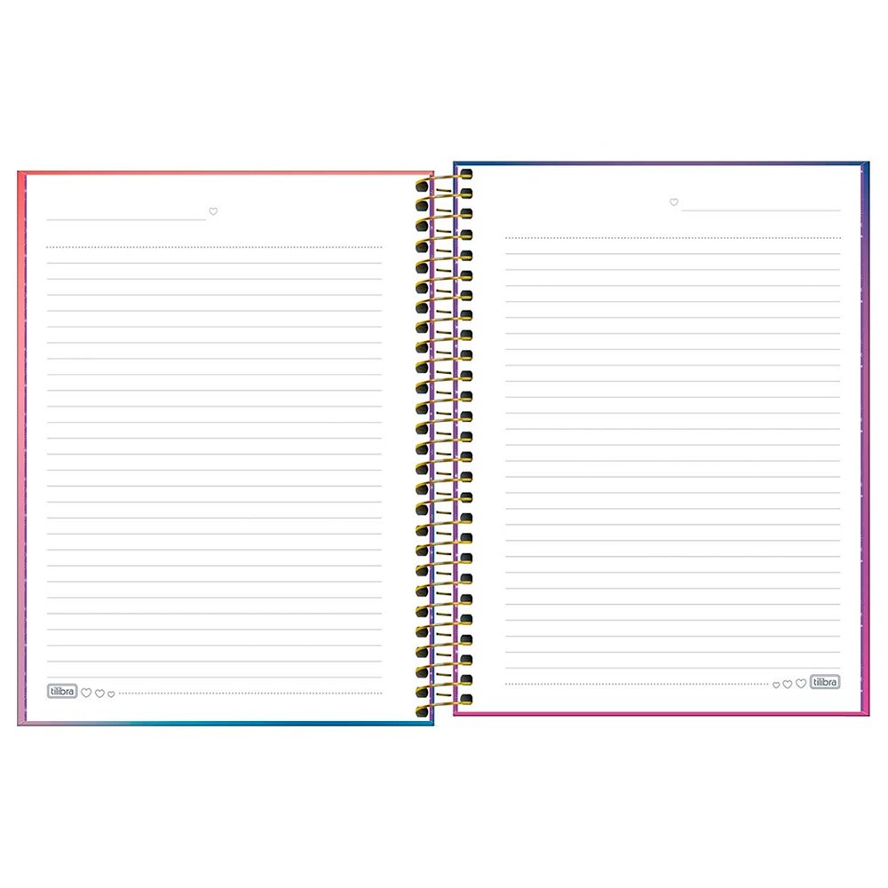 Caderno Espiral Tilibra Colegial Capa Dura Great 1 Matéria 80 Folhas - Embalagem com 4 Unidades