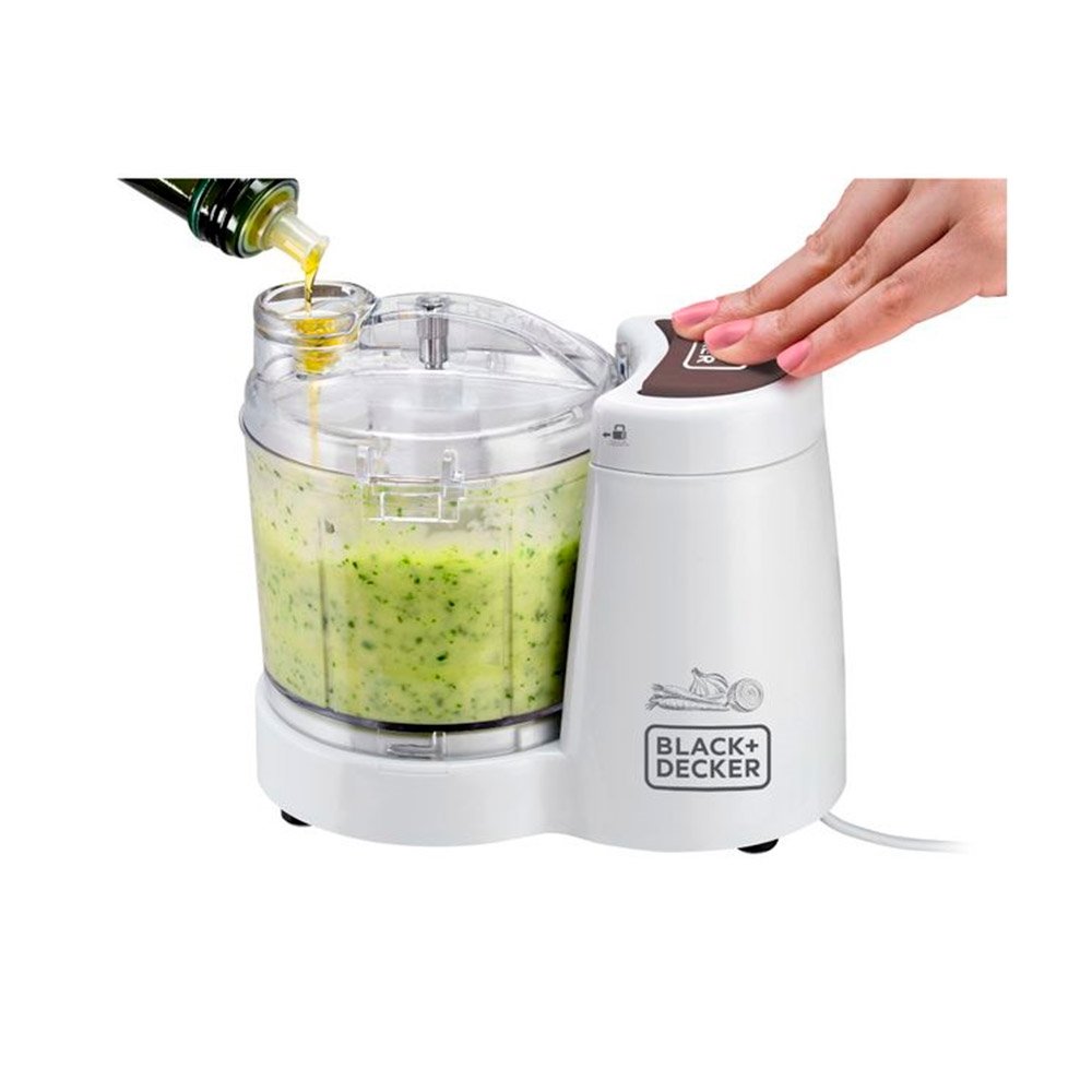Mini Processador Black & Decker MP120, Branco, 110V