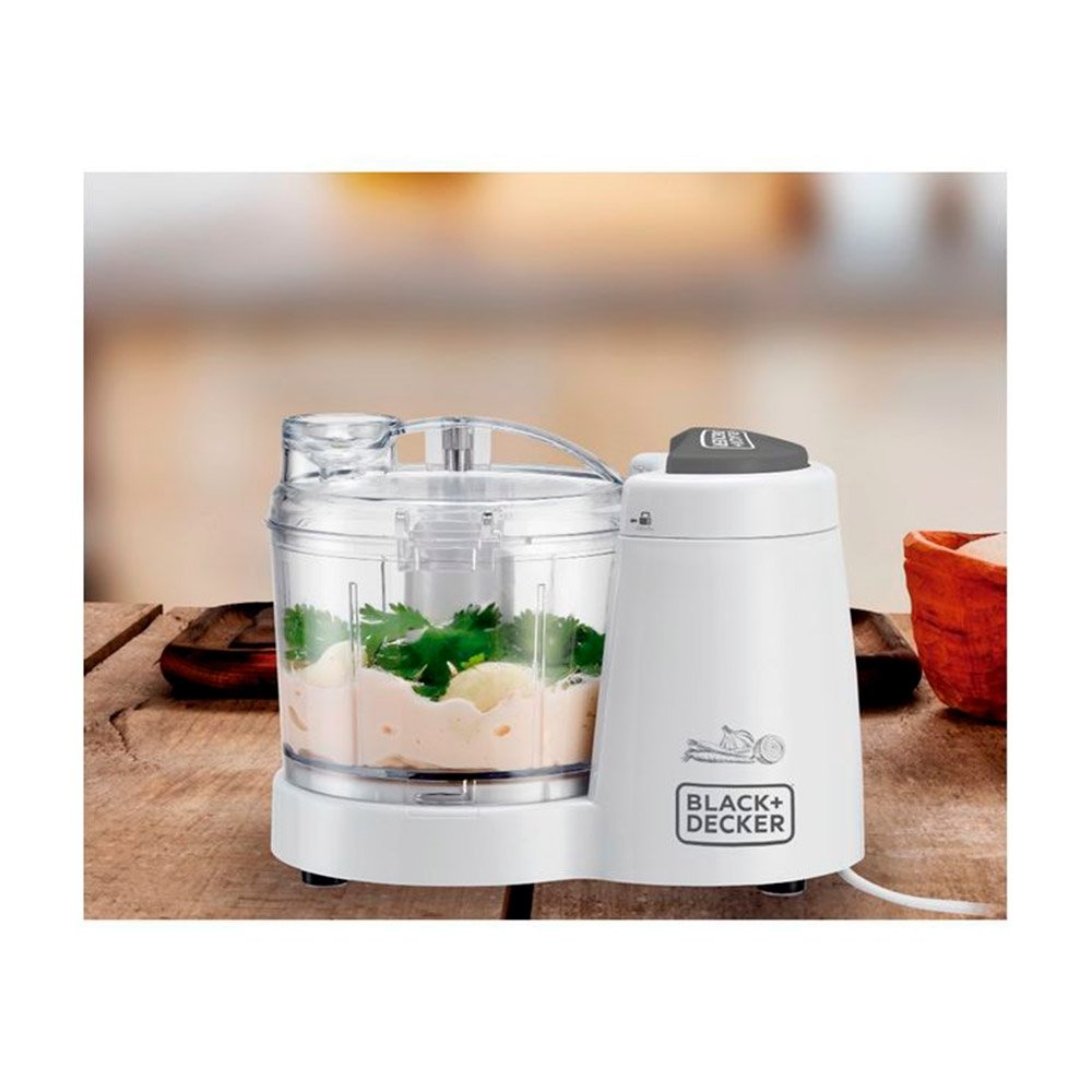 Mini Processador Black & Decker MP120, Branco, 110V