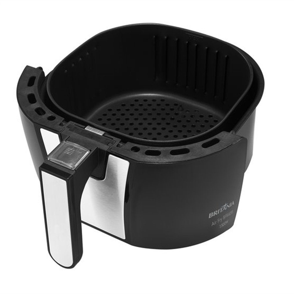 Fritadeira sem Óleo Britânia Air Fryer BFR40PI - 5 Litros, 1500W, Preto/Inox, 110V