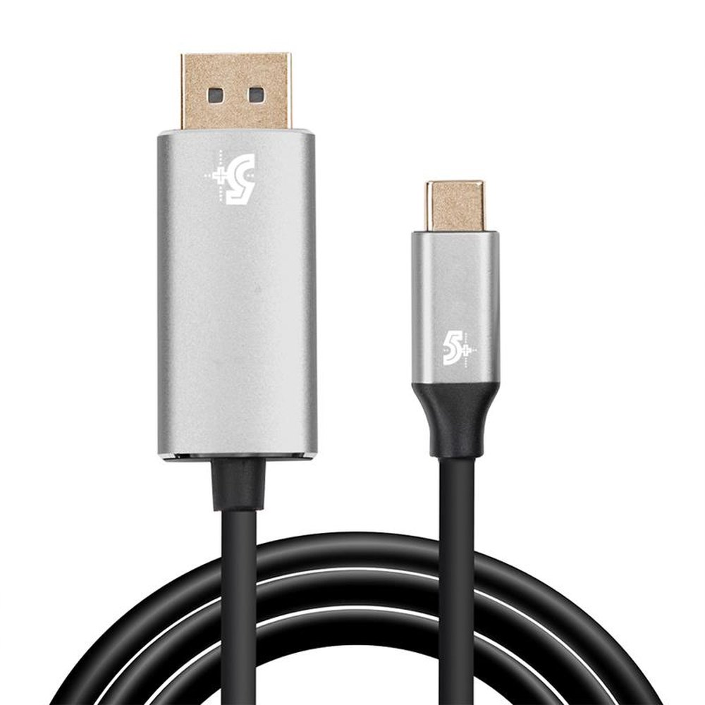Cabo Adaptador USB-C para DisplayPort Macho 4K 60Hz - 1.8M