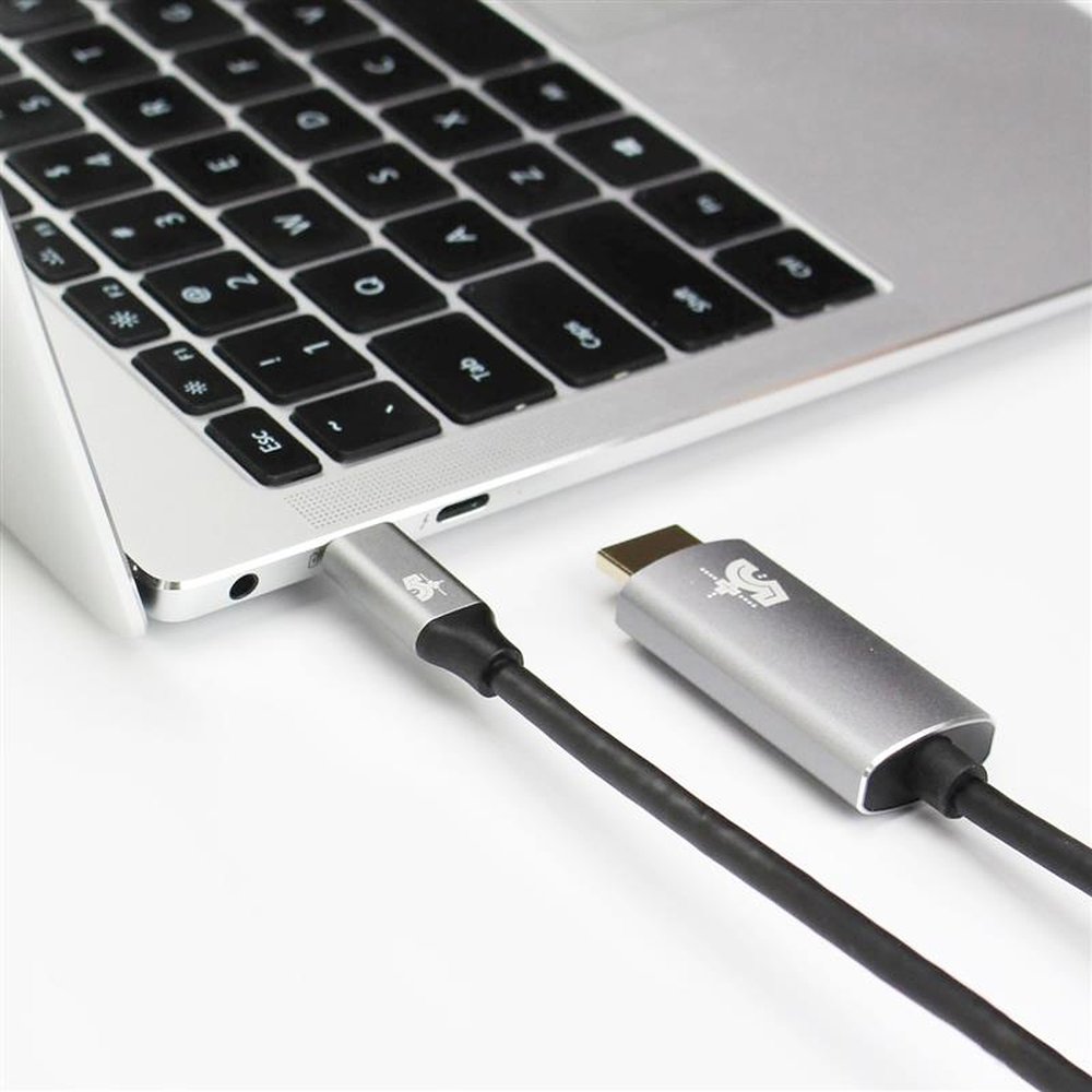 Cabo Adaptador USB-C para DisplayPort Macho 4K 60Hz - 1.8M