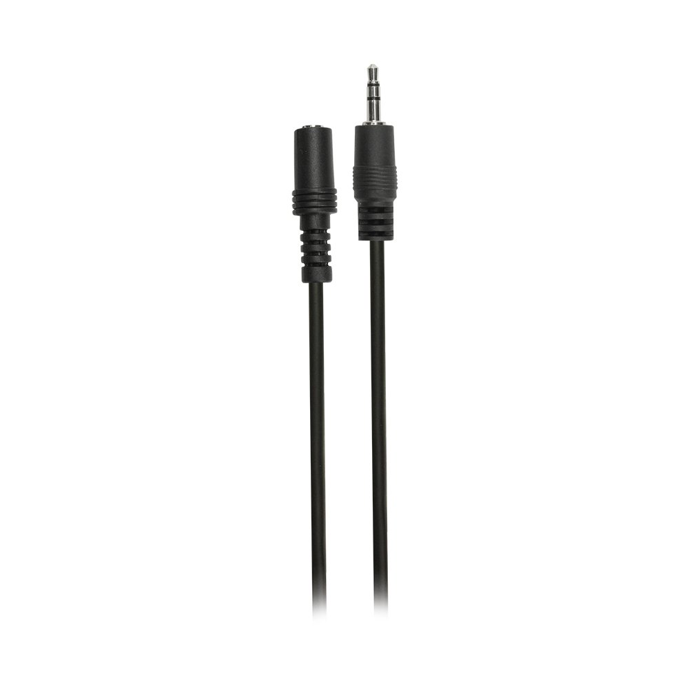 Cabo P2 Extensor - P2 Estéreo + J2 Estéreo 1.8m - Niquel