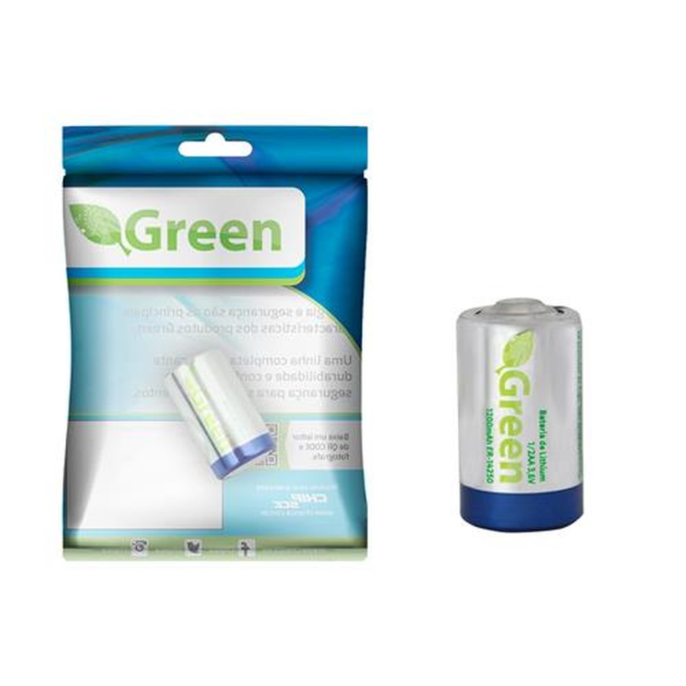 Bateria 3.6V 1200mah Industrial - Green Er14250 (6,4x1,8)