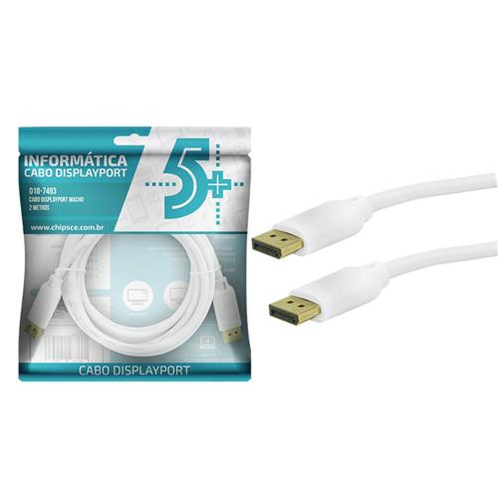 Cabo Displayport Macho - 2 Metros