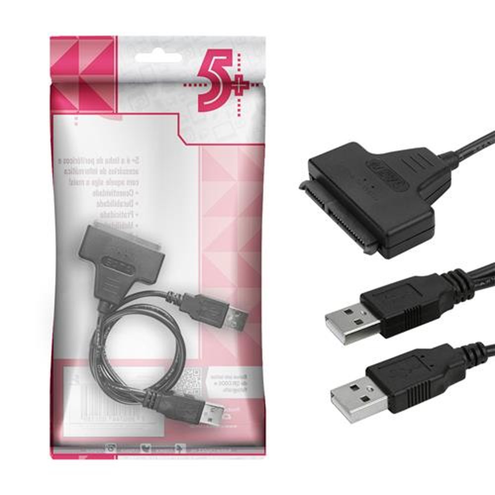 Cabo Sata - 2 USB Para HD Externo