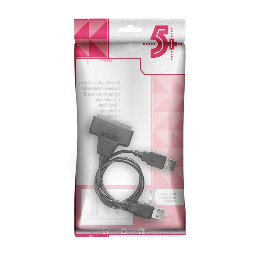 Cabo Sata - 2 USB Para HD Externo