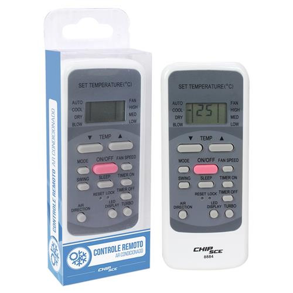 Controle Remoto R51c Para Uso Em Midea Piso Teto
