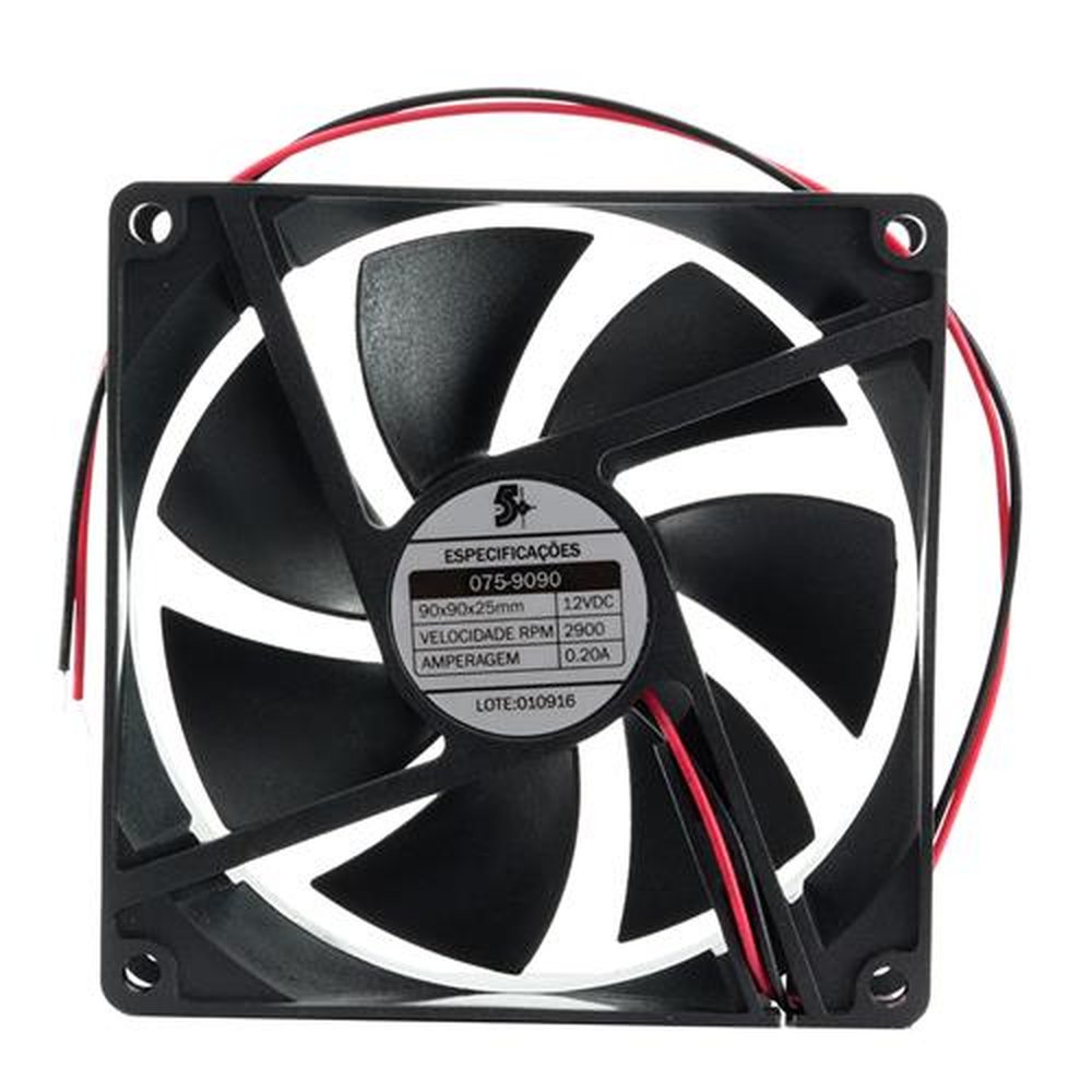 Microventilador 90 X 90 X 25mm - 12V