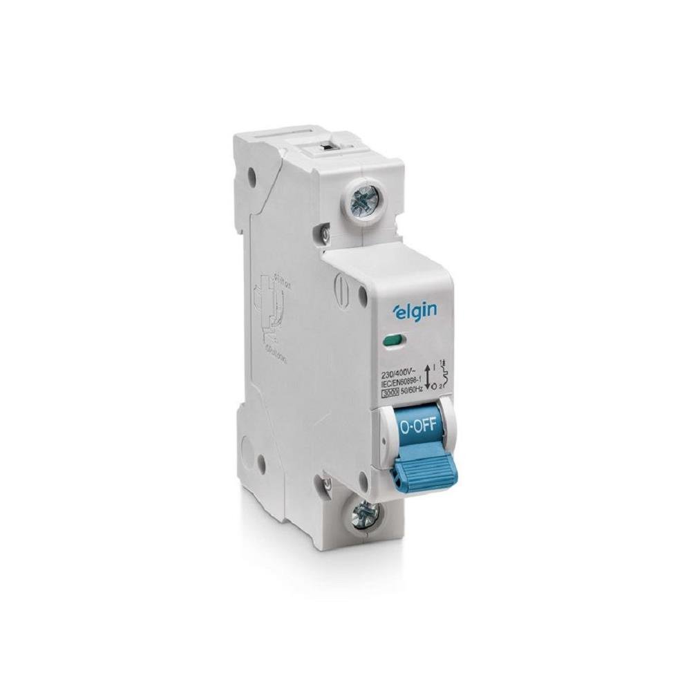 Mini Disjuntor Elgin Unipolar 10A