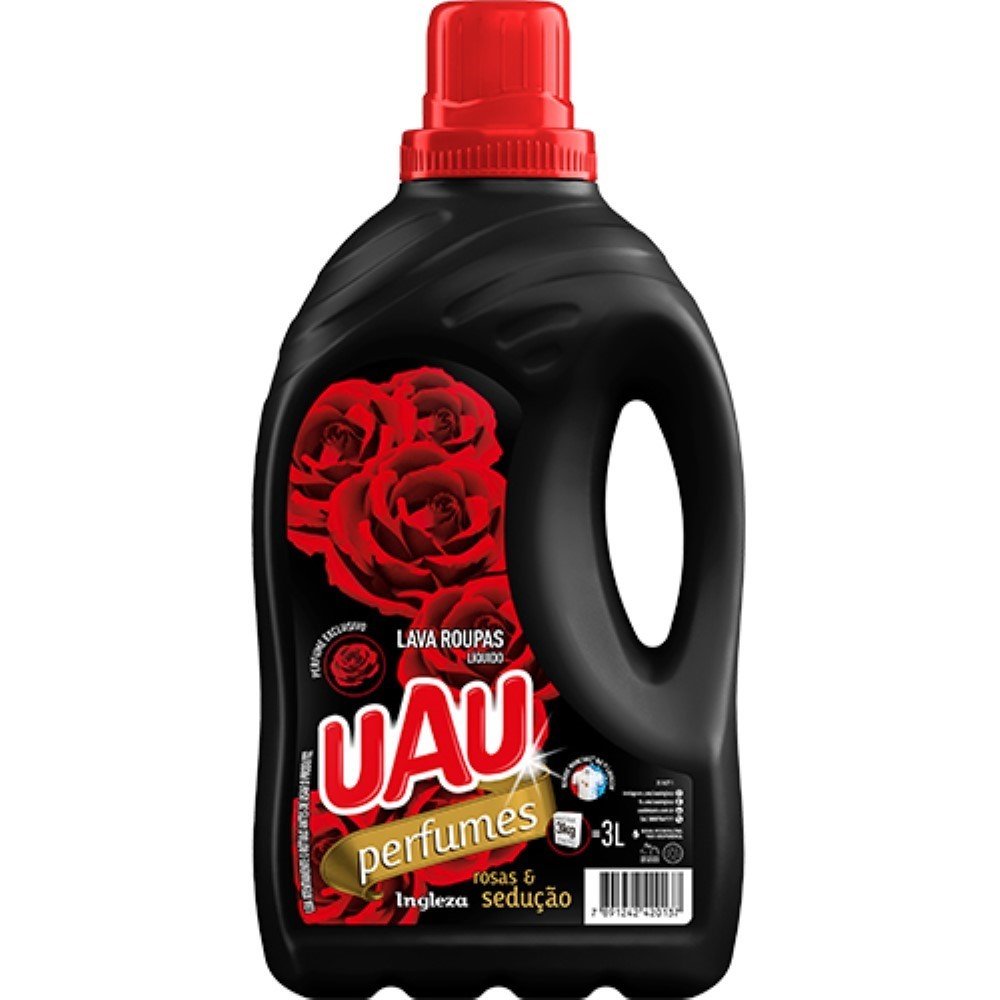 Lava Roupa Liquido Uau Rosas E Seducao 3lt