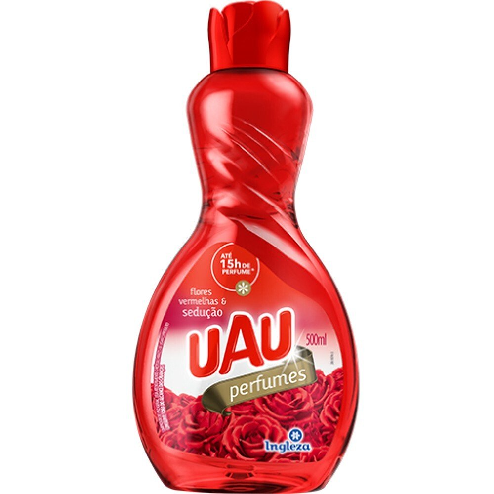 Limpador Perfumado Uau Flores Vermelho Seducao 24x500ml