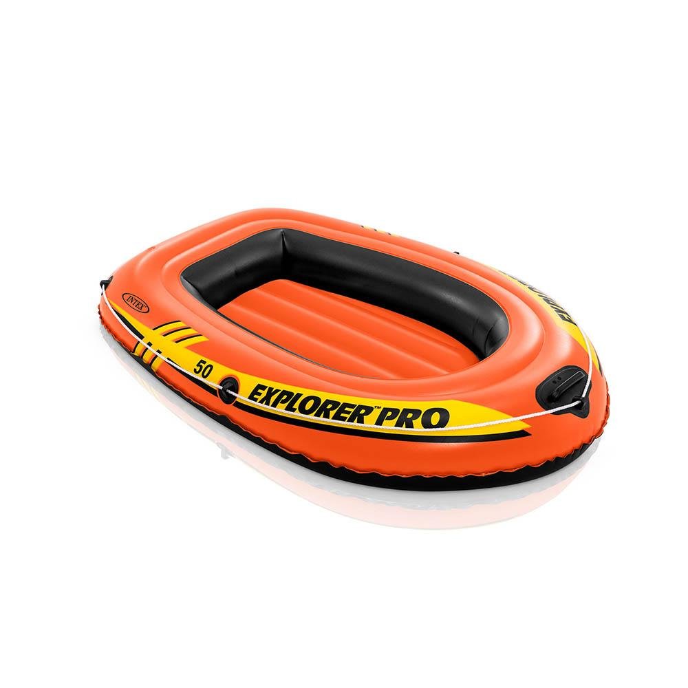 Bote Barco Inflável Explorer Pro 50 para Crianças Laranja Intex - 58354NP