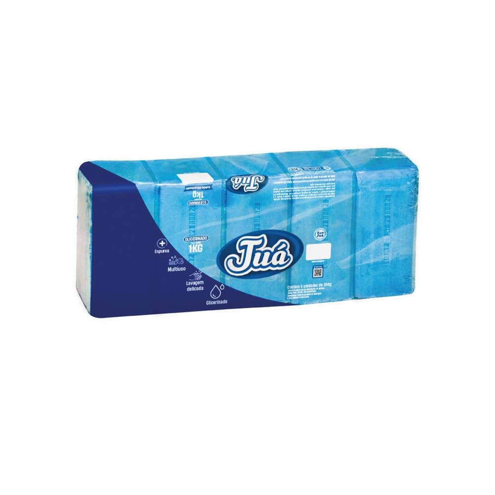 Sabão Juá Glicerinado Azul Caixa Com 10X5X200g