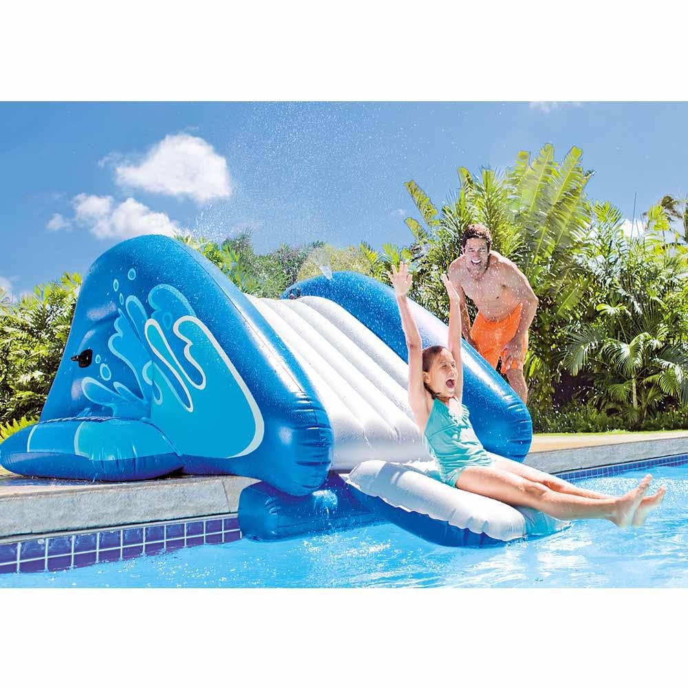 Escorregador Inflável para Piscina Azul Intex - 58849NP